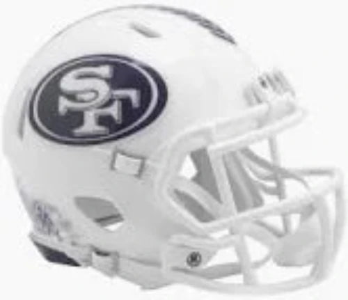 San Francisco 49ers NFL Mini Speed Football Helmet SALUTE TO SERVICE 3 NFL