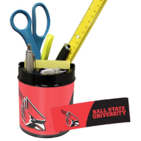 Ball State Cardinals Small Desk Caddy