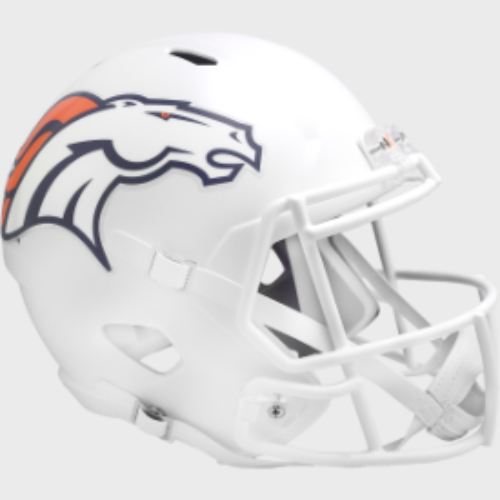 Denver Broncos Full Size Speed Replica Football Helmet 2024 On-Field Alternate - NFL