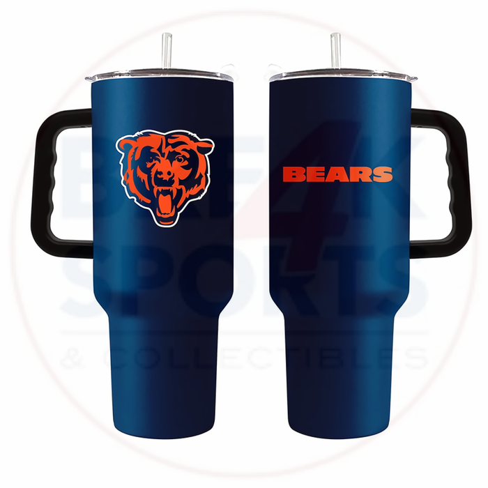 Chicago Bears 40oz. Powder Coat Travel Tumbler