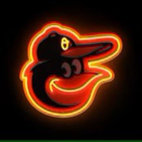 Baltimore Orioles 15" Neon Light Up Team Logo Sign