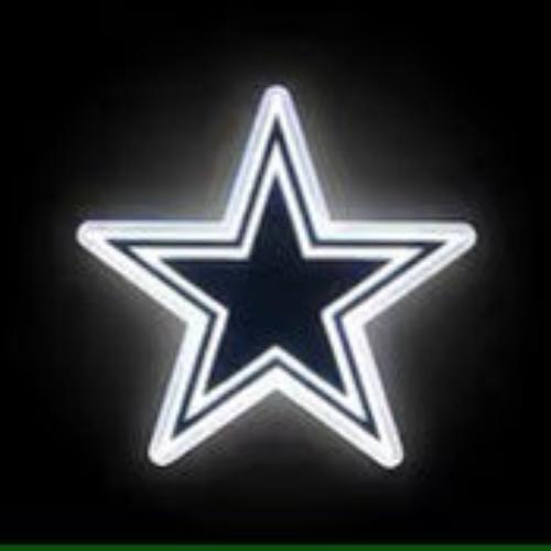 Dallas Cowboys 15" Neon Light Up Team Logo Sign