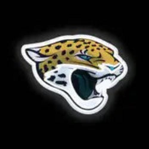 Jacksonville Jaguars 15" Neon Light Up Team Logo Sign
