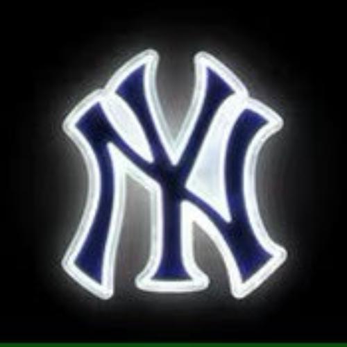 New York Yankees 15" Neon Light Up Team Logo Sign