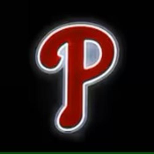 Philadelphia Phillies 15" Neon Light Up Team Logo Sign
