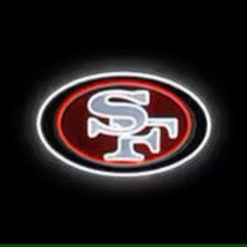 San Francisco 49ers 15" Neon Light Up Team Logo Sign