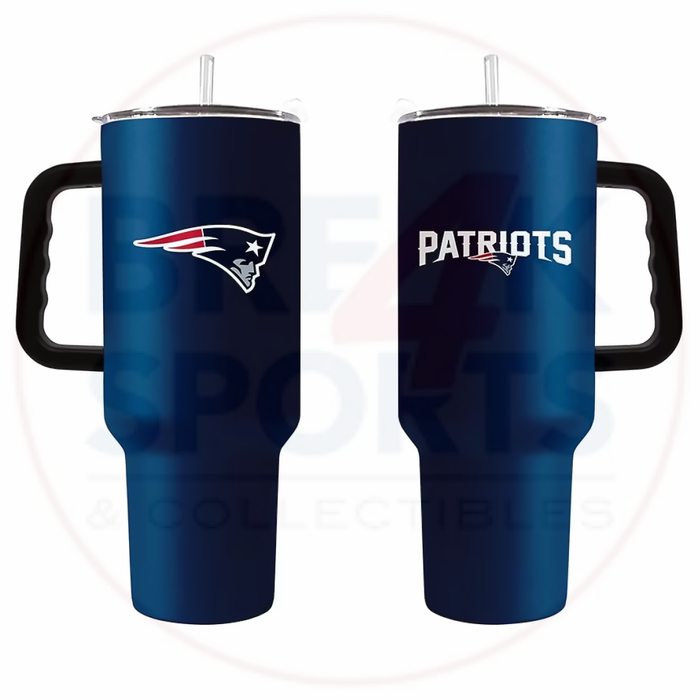 New England Patriots 40oz. Powder Coat Travel Tumbler