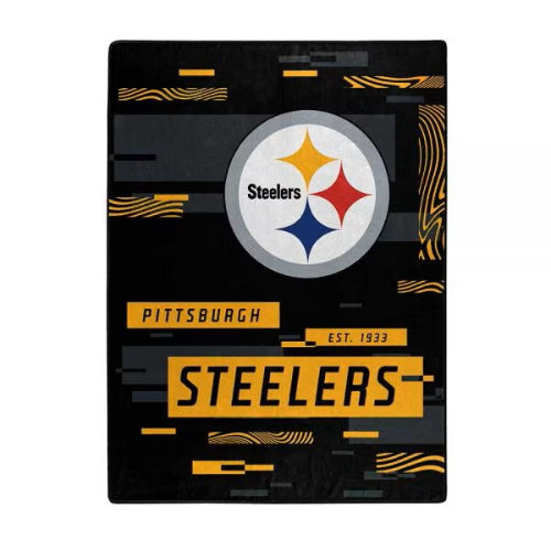 Pittsburgh Steelers 60" x 80" Digitize Royal Plush Blanket