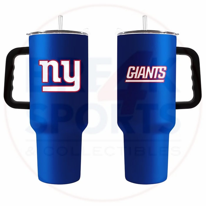 New York Giants 40oz. Powder Coat Travel Tumbler