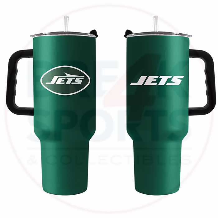 New York Jets 40oz. Powder Coat Travel Tumbler