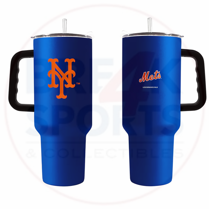 New York Mets 40oz. Powder Coat Travel Tumbler