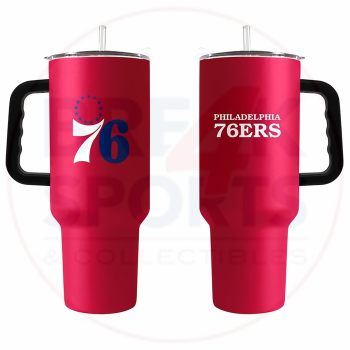 Philadelphia 76ers 40oz. Powder Coat Travel Tumbler
