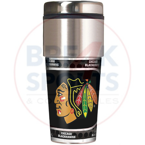 Chicago Blackhawks Metallic Tumbler 16 oz (2 pack)