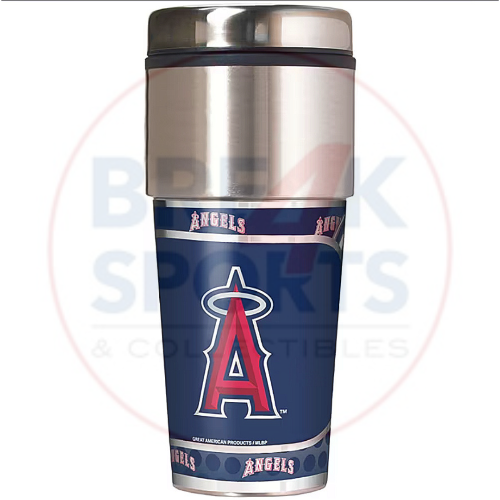 Los Angeles Angels Metallic Tumbler 16 oz (2 pack)