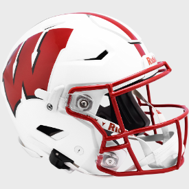 Wisconsin Badgers Full Size SpeedFlex Authentic Helmet - NCAA