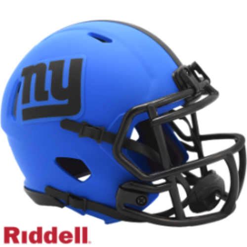 New York Giants NFL Mini Speed Football Helmet RAVE