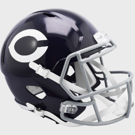 Chicago Bears Full Size 1962 to 1973 Speed Replica Throwback Football Helmet - NFL