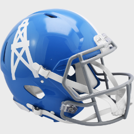 Houston Oilers Full Size Authentic 1960 to 1962 Speed Throwback Football Helmet - NFL