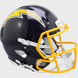 San Diego Chargers Full Size Authentic 1974 to 1987 Speed Throwback Football Helmet- NFL
