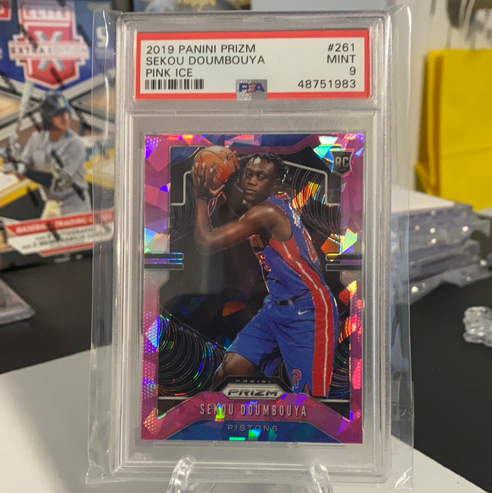 Sekou Doumbouya RC PSA 9 - 2019 Prizm Pink Ice