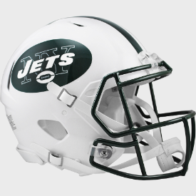 New York Jets Full Size Authentic 1998 to 2018 Speed Throwback Football Helmet - NFL