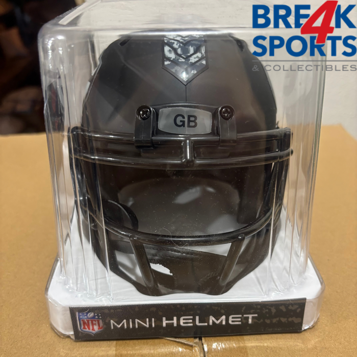Green Bay Packers NFL Riddell Mini Speed Football Helmet SALUTE TO SERVICE 5