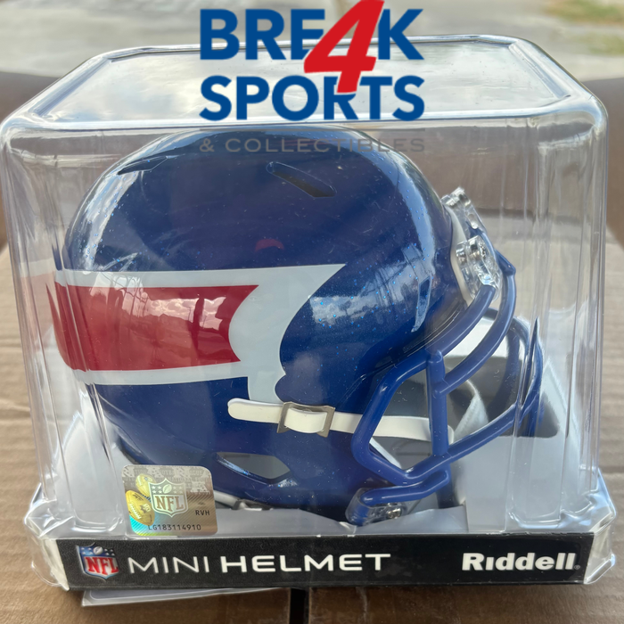 Buffalo Bills NFL Mini Speed Football Helmet 2026 Alternate On-Field NFL
