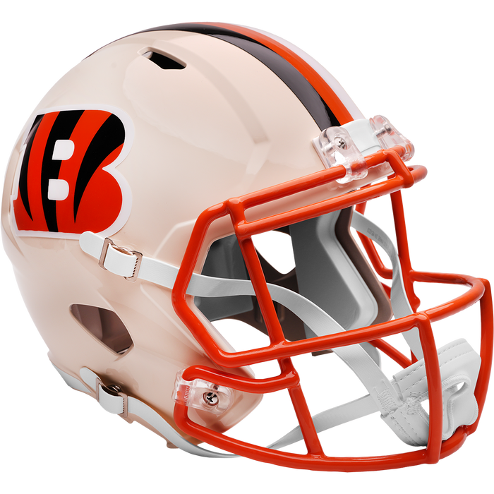 Cincinnati Bengals Full Size Speed Replica Football Helmet RETRO
