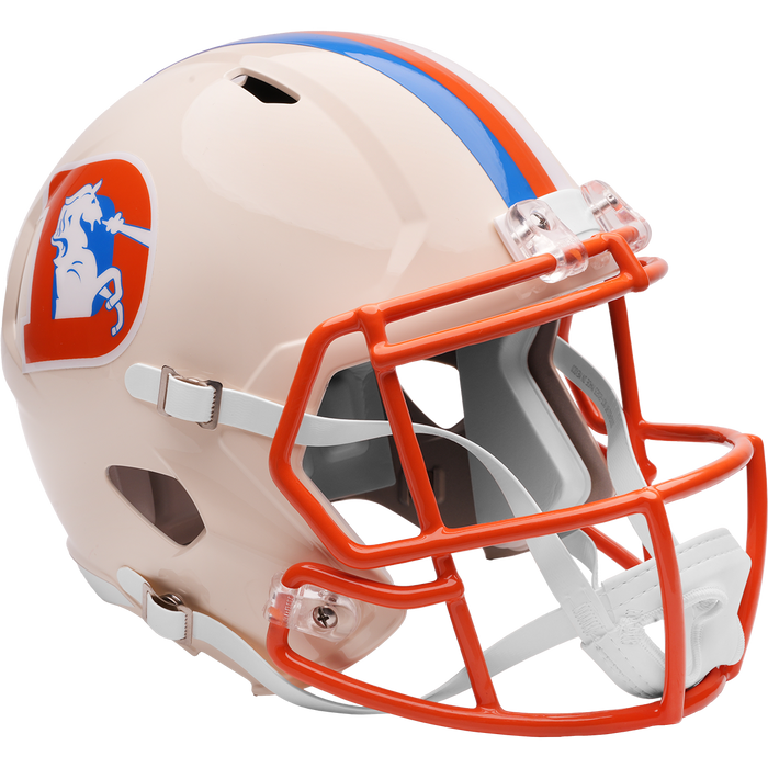 Denver Broncos Full Size Speed Replica Football Helmet RETRO - NFL
