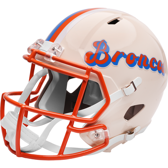 Denver Broncos Full Size Speed Replica Football Helmet RETRO - NFL
