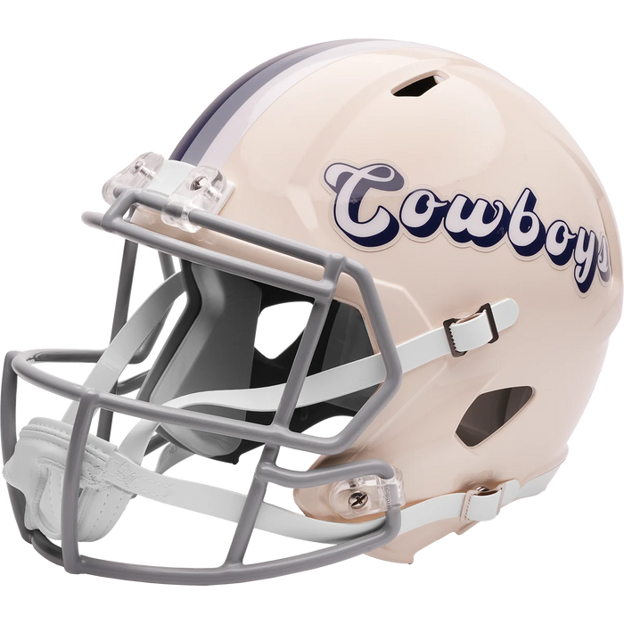 Dallas Cowboys Full Size Speed Replica Football Helmet RETRO - NFL