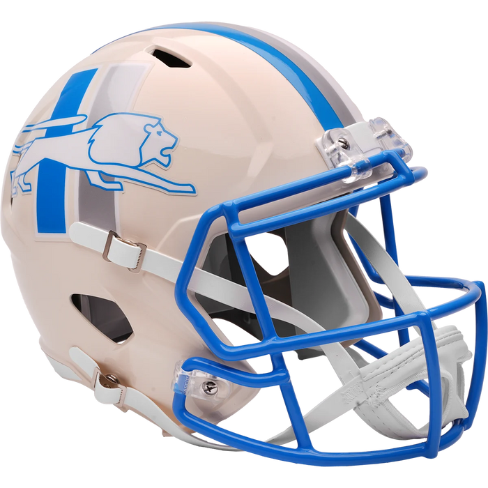 Detroit Lions Full Size Speed Replica Football Helmet RETRO