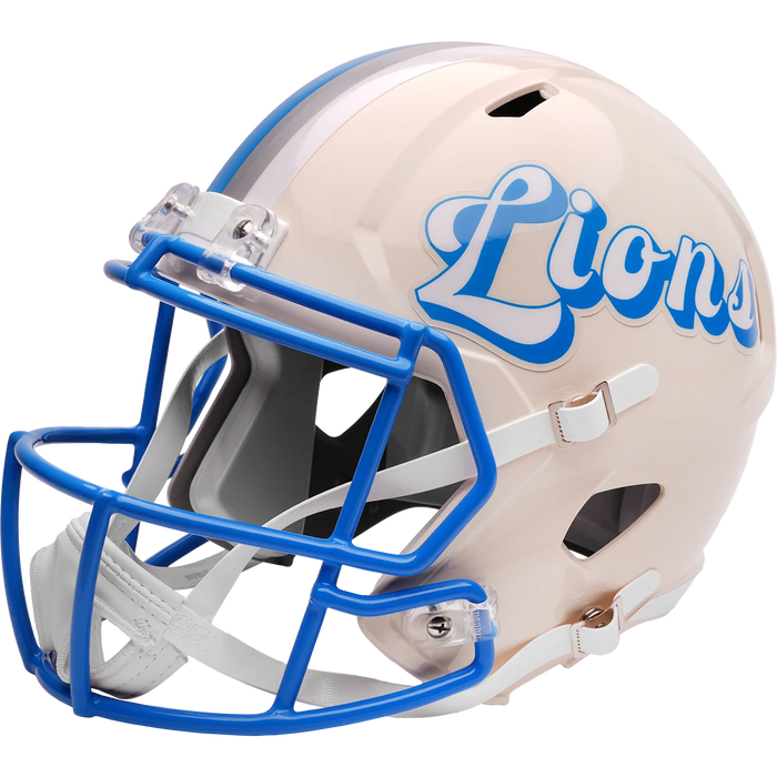 Detroit Lions Full Size Speed Replica Football Helmet RETRO - NFL