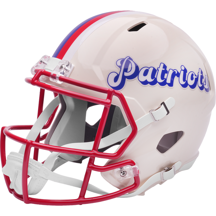 New England Patriots Full Size Speed Replica Football Helmet RETRO - NFL