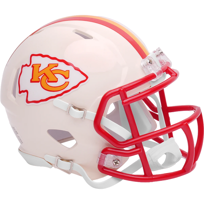 Kansas City Chiefs Speed Mini Football Helmet RETRO - NFL