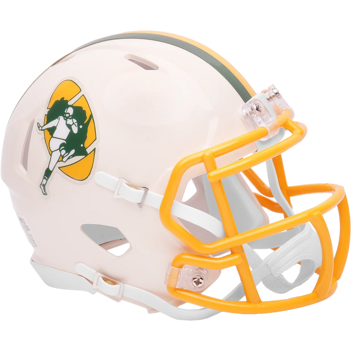 Green Bay Packers Speed Mini Football Helmet RETRO - NFL