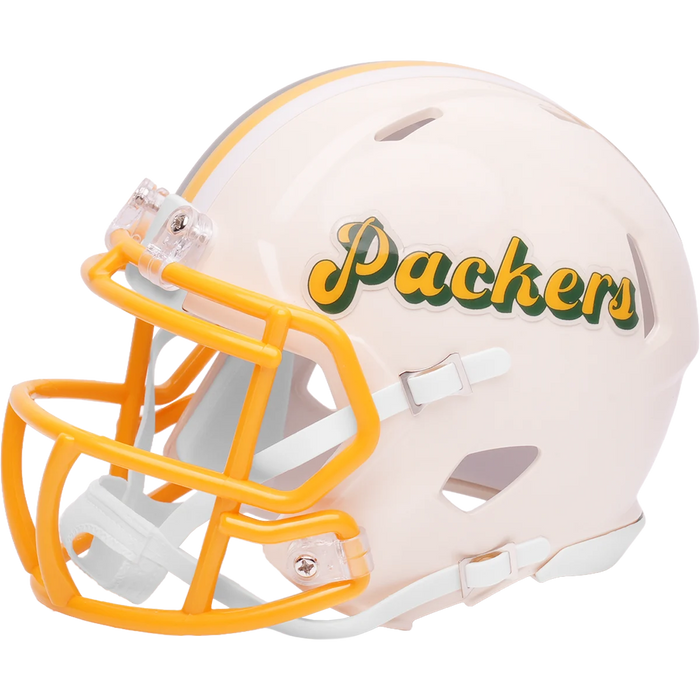 Green Bay Packers Speed Mini Football Helmet RETRO - NFL