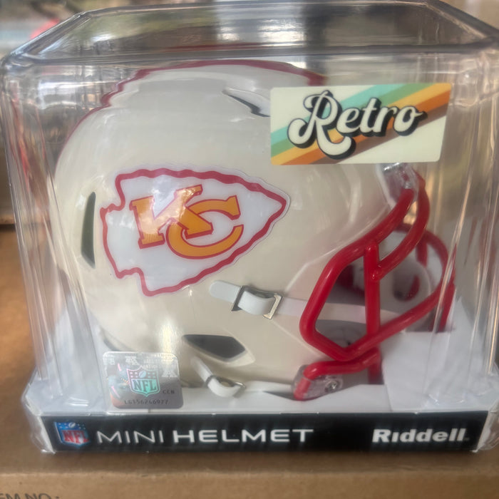 Kansas City Chiefs Speed Mini Football Helmet RETRO - NFL