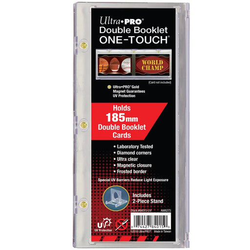 185mm Double Booklet Card UV ONE-TOUCH Magnetic Holder ONE-TOUCH