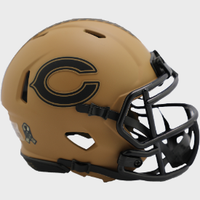 Chicago Bears NFL Mini Speed Football Helmet 2023 SALUTE TO SERVICE 2 NFL