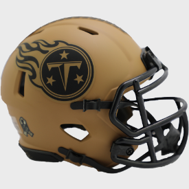 Tennessee Titans Mini Speed Football Helmet 2023 SALUTE TO SERVICE 2 NFL