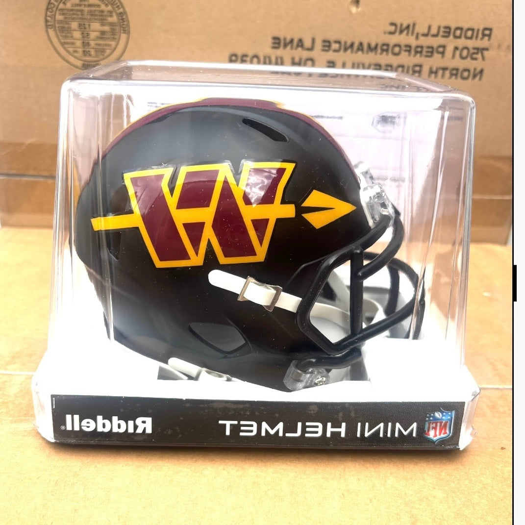 Washington Commanders Riddell Mini Helmet NEW 2026 Hail Raiser - NFL ...