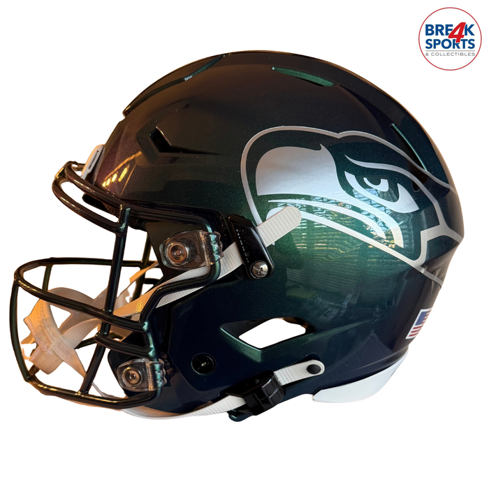 Seattle Seahawks Full Size Authentic SpeedFlex Football Helmet 2025 Rivalries - NFL