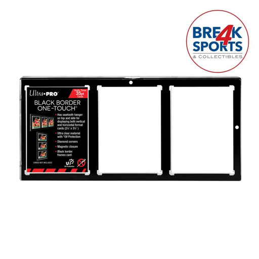 35PT 3-Card Black Border UV ONE-TOUCH Magnetic Holder ONE-TOUCH