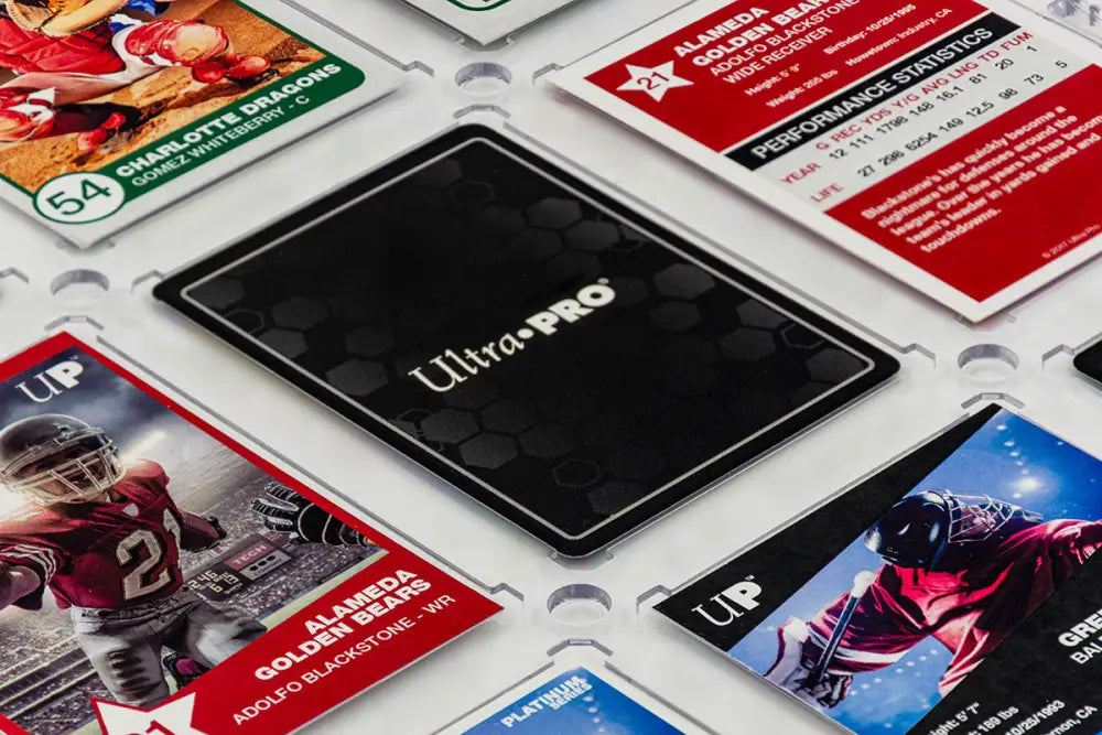 35PT 9-Card Black Border UV ONE-TOUCH Magnetic Holder ONE-TOUCH