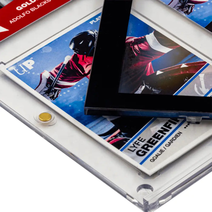 35PT 9-Card Black Border UV ONE-TOUCH Magnetic Holder ONE-TOUCH