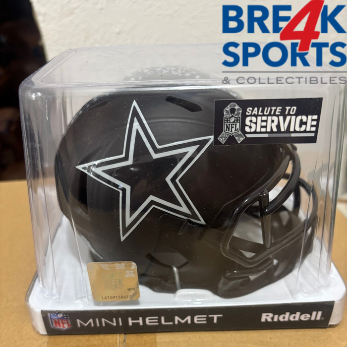 Dallas Cowboys NFL Mini Speed Football Helmet SALUTE TO SERVICE 5