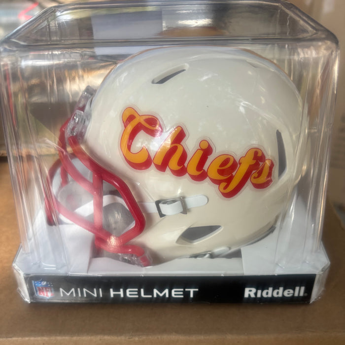 Kansas City Chiefs Speed Mini Football Helmet RETRO - NFL