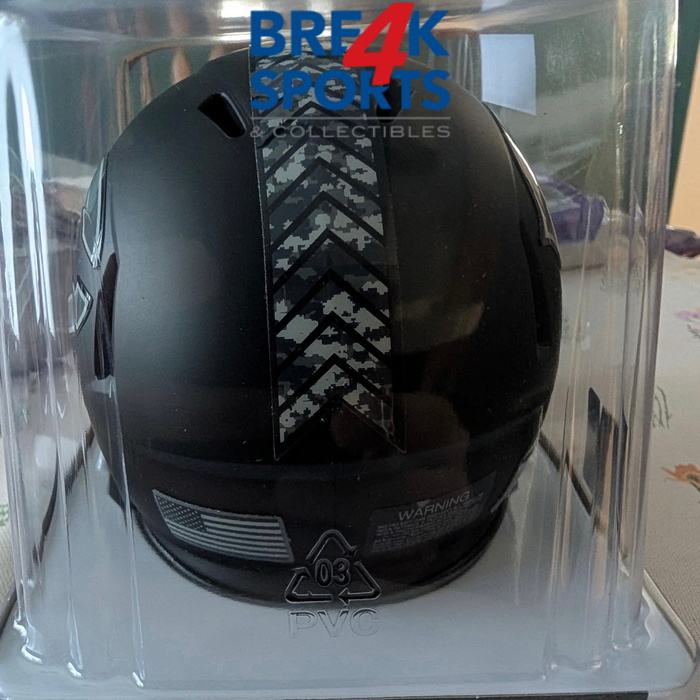 Chicago Bears NFL Riddell Mini Speed Football Helmet SALUTE TO SERVICE 5
