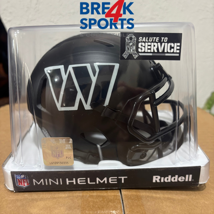 Washington Commanders NFL Mini Speed Football Helmet SALUTE TO SERVICE 5